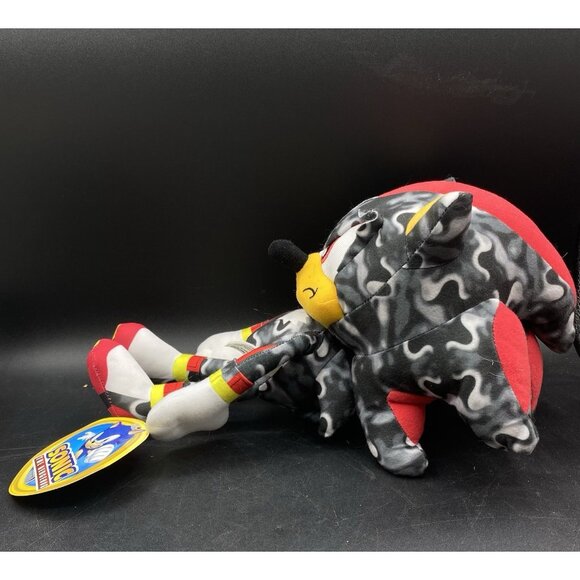 Toy Factory Sega Sonic The Hedgehog Shadow Plush 12" New 2023 - Picture 2 of 10